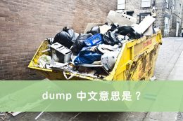 dump 中文意思是？幾個英文例句，一次搞懂！ – 全民學英文