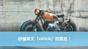 vehicle 中文