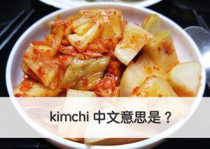 kimchi 中文意思