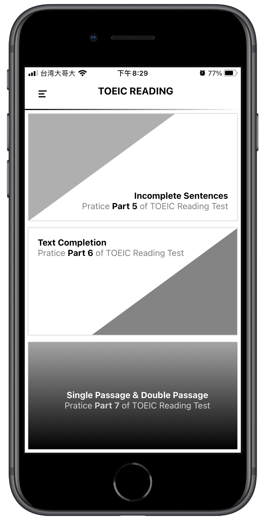 Reading for the TOEIC ® Test App